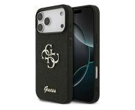 Guess Fixed Glitter Big 4G do iPhone 17 Pro Max czarny - 1365527 - zdjęcie 1